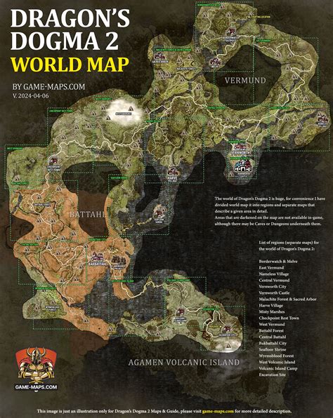 dragon's dogma 2 volcano map.